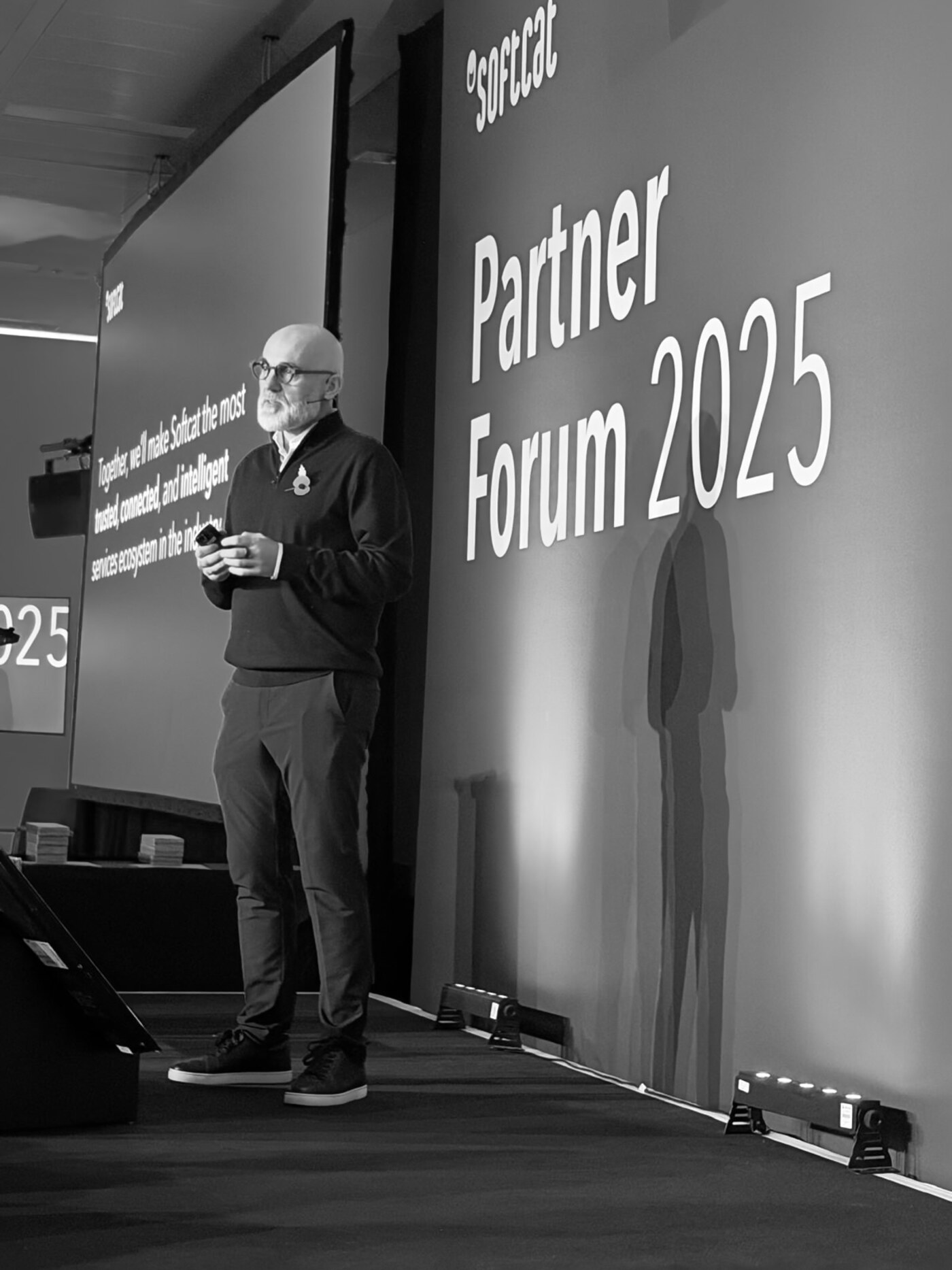 Mark Boyer on stage